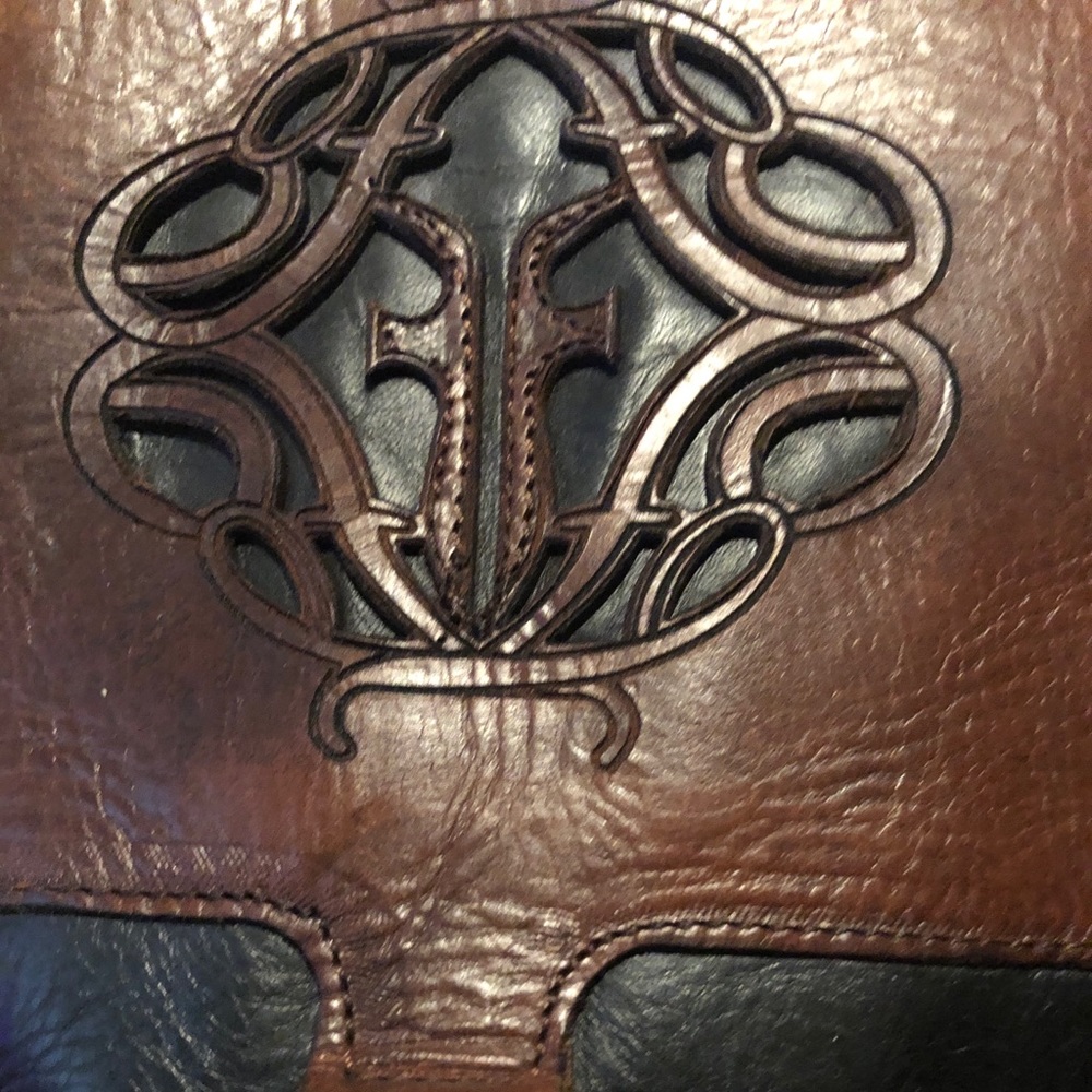 Frye “Melissa” Two-Toned Riding Boots - Picture 2 of 5